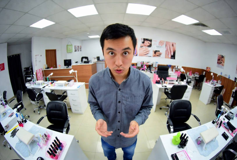 Айтишник в маникюрном салоне